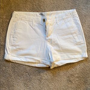 White Old Navy Boyfriend Shorts